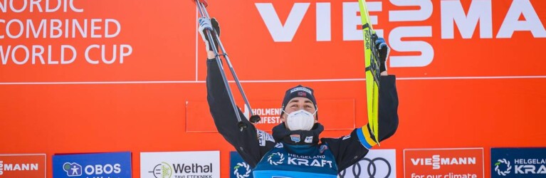 Bester Springer und heute auch bester Kombinierer: Jarl Riiber.