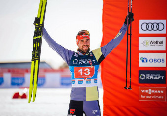 Grße Ehre: Johannes Rydzek erhält die Holmenkollen-Medaille.