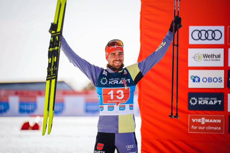 Grße Ehre: Johannes Rydzek erhält die Holmenkollen-Medaille.