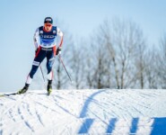Allein auf weiter Flur: Jarl Magnus Riiber läuft am Holmenkollen.