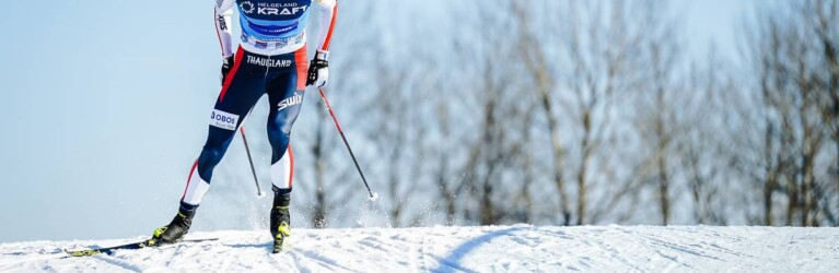 Allein auf weiter Flur: Jarl Magnus Riiber läuft am Holmenkollen.