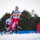 Mario Seidl konnte Jarl Riiber nicht lange hinter sich halten.