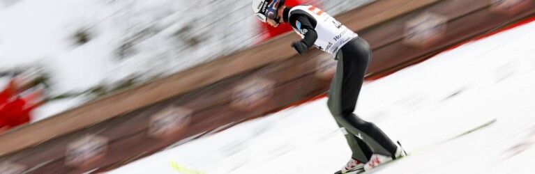 Joergen Graabak war mit seinem Sprung nicht ganz zufrieden.