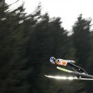 Johannes Lamparter fliegt auf Zwischenrang sechs.