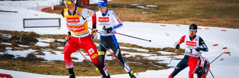 Johannes Lamparter setzt sich an die zweite Position.