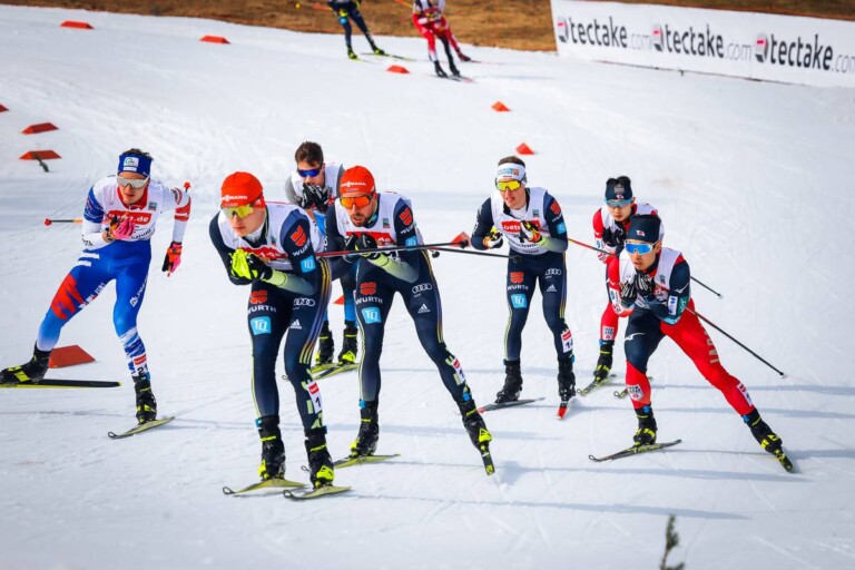 Für Julian Schmid, Johannes Rydzek und Manuel Faißt lief das Rennen weniger erfolgreich.