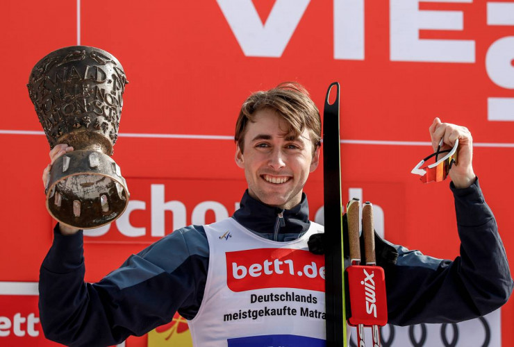 Jarl Riiber gewinnt den Schwarzwaldpokal.