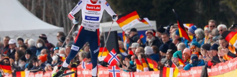 Jarl Magnus Riiber ist auchin Schonach nicht zu stoppen.