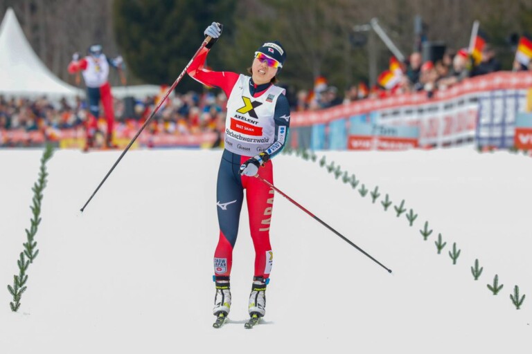 Anju Nakamura gewinnt ihren ersten Weltcup.