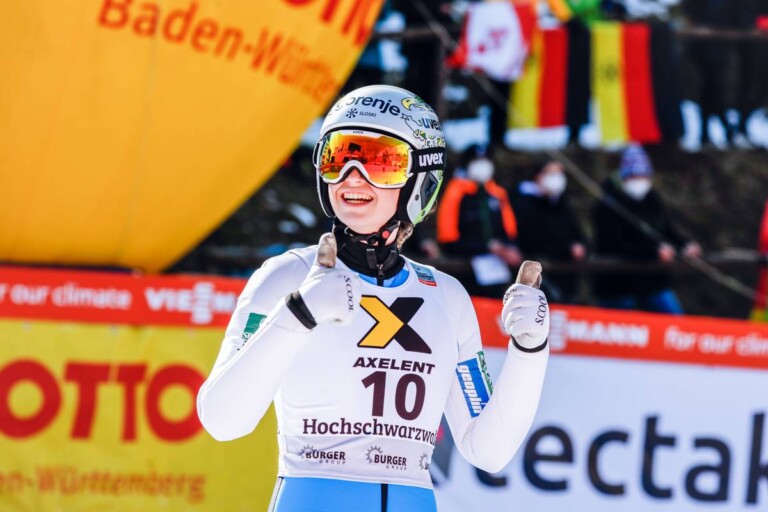 Auch Silva Verbic freut sich über ihren Wettkampf.