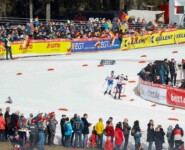 Manuel Faißt bei seinem Heimrennen vor zahlreichen Zuschauern