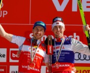 Bester Läufer und bester Springer: Ilkka Herola und Jarl Riiber.