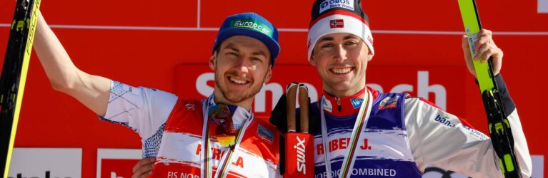 Bester Läufer und bester Springer: Ilkka Herola und Jarl Riiber.