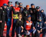 Petter Kukkonen (hinten, 3. v.l.) beendet seine Trainerkarriere.