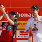 Hideaki Nagai und Lukas Klapfer wurden gebührend verabschiedet.