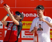 Hideaki Nagai und Lukas Klapfer wurden gebührend verabschiedet.