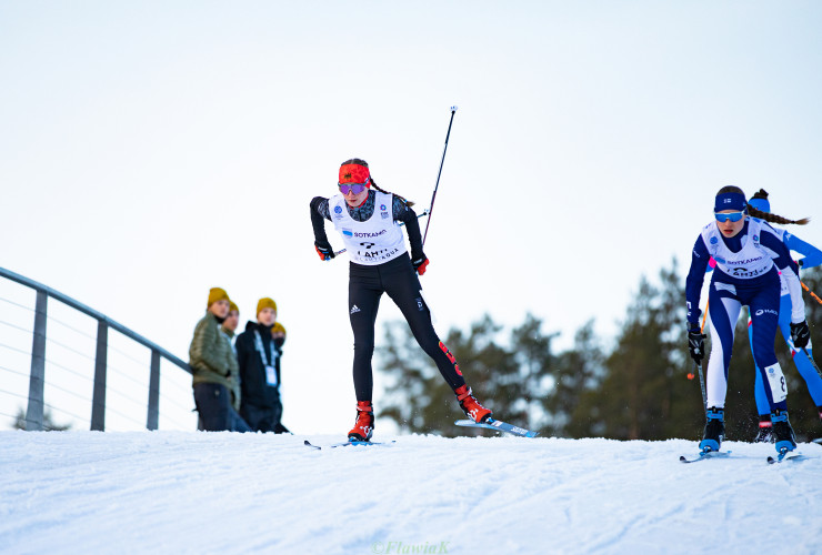 Cindy Haasch (GER), Annamaija Oinas (FIN) (l-r)