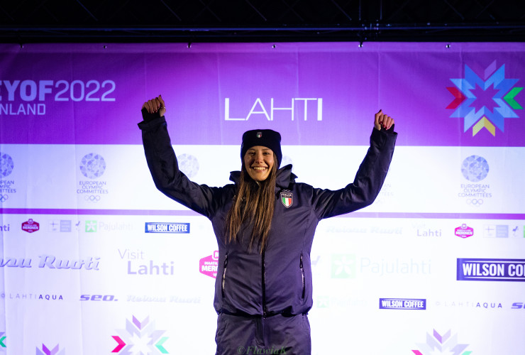 Einzelsiegerin Annika Sieff (ITA)