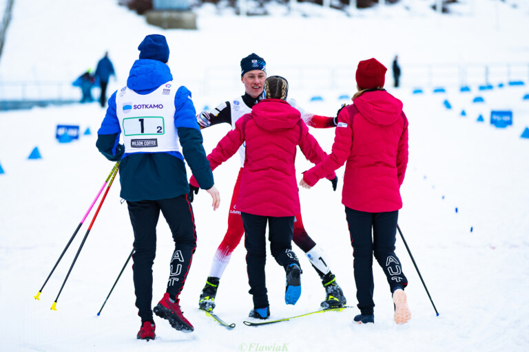 Die Sieger aus Österreich: Samuel Lev, Severin Reiter, Lisa Hirner, Annalena Slamik (l-r)