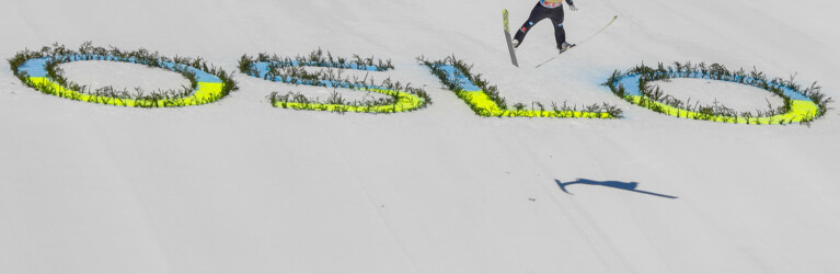 Eric Frenzel war nach dem Sprung weit zurück.