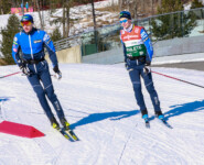 Ilkka Herola und Otto Niittykoski im Training.