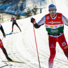 Österreichische Laufgruppe im Training: Johannes Lamparter (AUT), Mario Seidl (AUT), (l-r).
