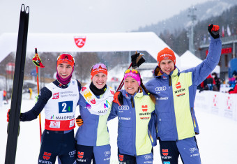 Das deutsche Mixed Team wird Junioren-Weltmeister in Zakopane.