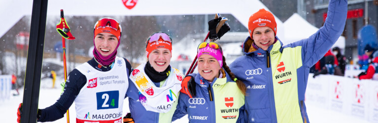 Das deutsche Mixed Team wird Junioren-Weltmeister in Zakopane.