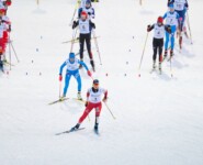 Start zum Einzelrennen der Damen: Annalena Slamik (AUT) startet als Erste.