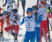 Start zum Herrenrennen: Marco Heinis (FRA)