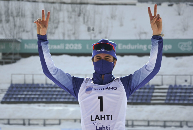 Marco Heinis (FRA) belegte den dritten Platz im Einzelwettkampf.