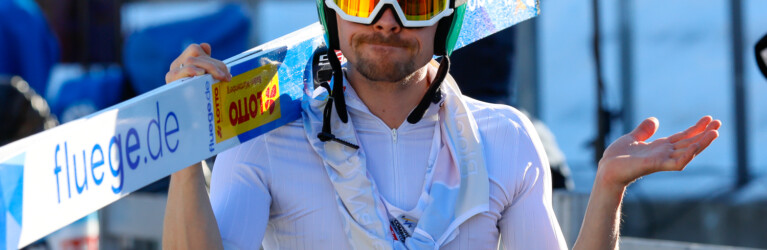 Die Miene sagt alles: Fabian Rießle kann derzeit nicht zufrieden sein.