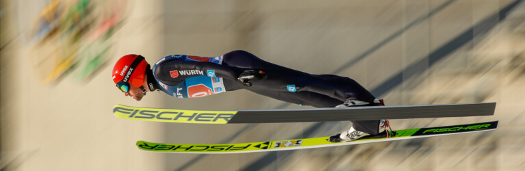 Johannes Rydzek zeigte starke Sprünge.