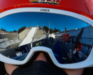 Spiegelung in Julian Schmids Brille