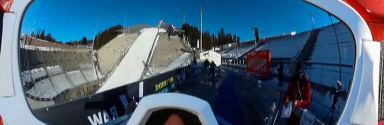 Spiegelung in Julian Schmids Brille