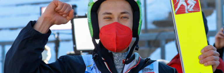 Mario Seidl gewinnt den Sprunglauf.