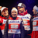 Team Österreich freut sich über Platz drei: Martin Fritz (AUT), Annalena Slamik (AUT), Philipp Orter (AUT), Lisa Hirner (AUT), (l-r).