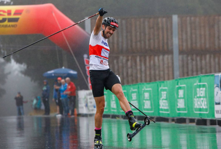 Große Freude bei Johannes Rydzek (GER)