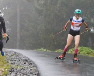 Ema Volavsek (SLO) lief die schnellste Laufzeit bei den Damen und konnte dabei noch lachen.