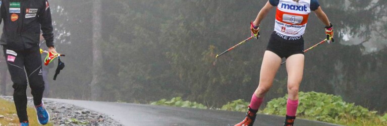 Ema Volavsek (SLO) lief die schnellste Laufzeit bei den Damen und konnte dabei noch lachen.