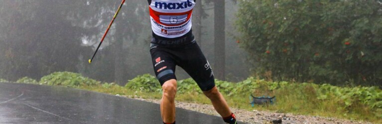 Terence Weber (GER) konnte nach vorne nicht mehr angreifen.