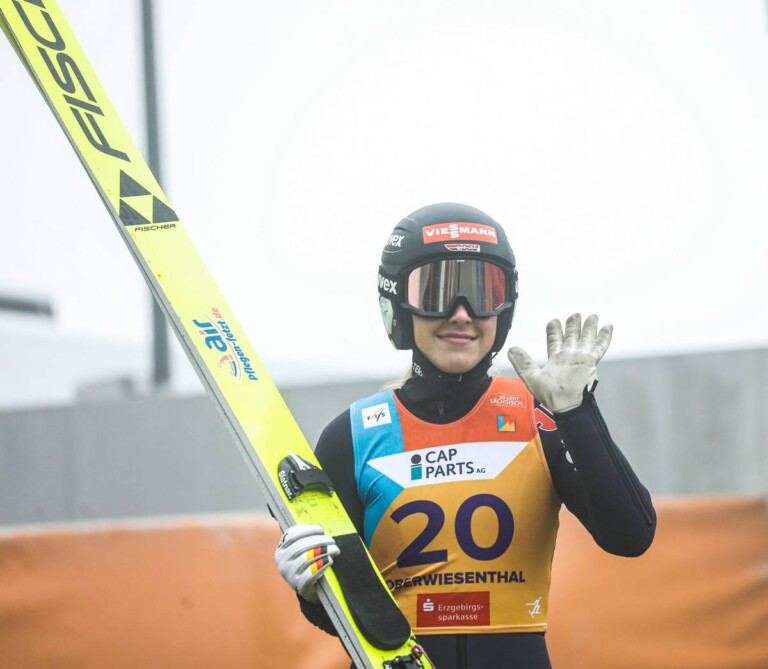 Jenny Nowak (GER) zeigte eine gute Leistung und wurde Vierte.