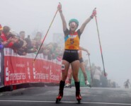 Ema Volavsek (SLO) gewinnt auf dem Fichtelberg.