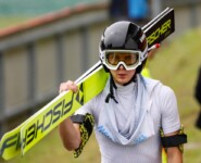 Dmytro Mazurchuk (UKR) war mit zweien seiner Teamkollegen ebenfalls in Oberwiesenthal.