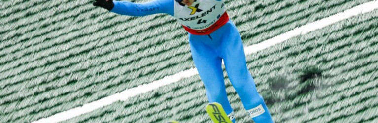 Gyda Westvold Hansen (NOR) mit dem weitesten Sprung.