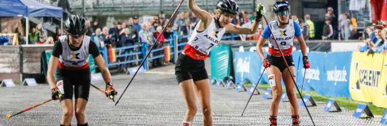 Foto-Finish um Platz neun zwischen Sliva Verbic (SLO) und Maria Gerboth (GER), Veronica Gianmoena (ITA), (l-r).