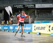 Johannes Rydzek (GER) bei seinem Heimwettkampf.