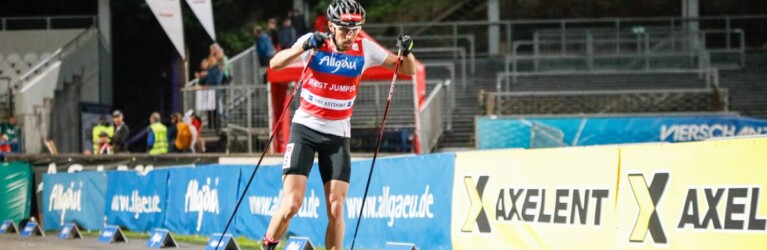 Johannes Rydzek (GER) bei seinem Heimwettkampf.