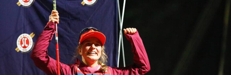 Und wieder einPodium für Nathalie Armbruster (GER),