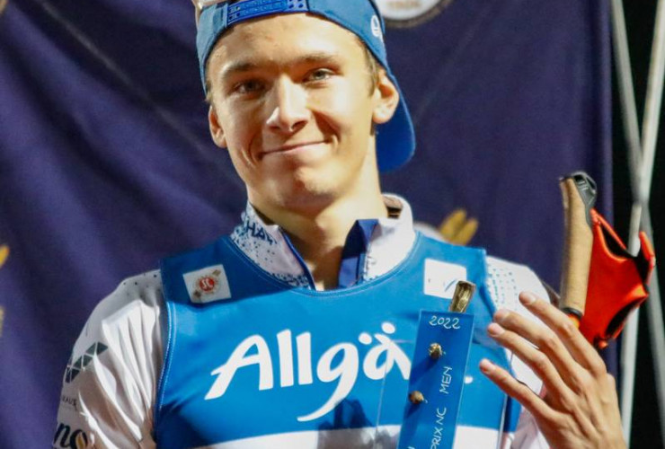 Eero Hirvonen (FIN) lief nach langer Zeit wieder aufs Podium.